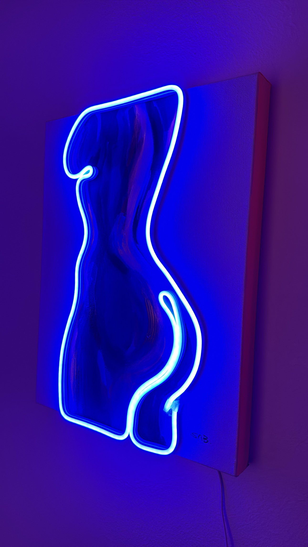 Neon Body painting 14x17