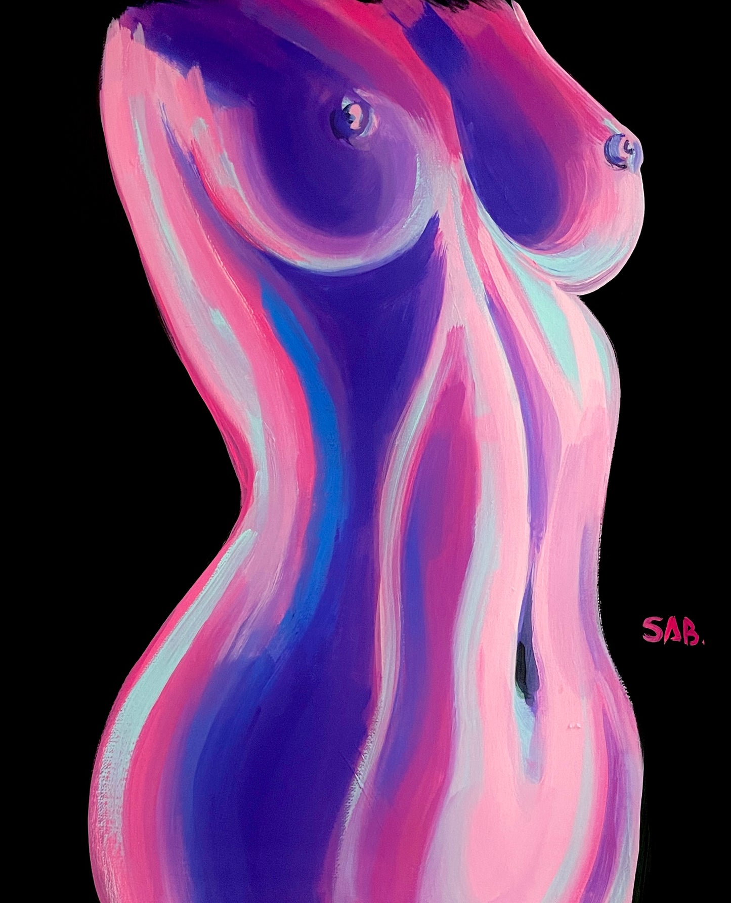 Bodies in Space Art Print Nude