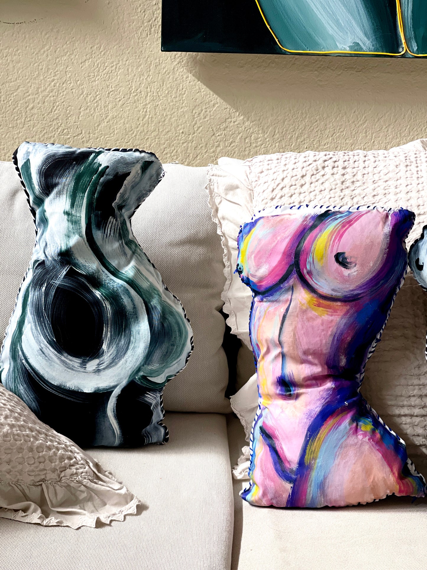 Decorative Body & Booty Throw Pillow