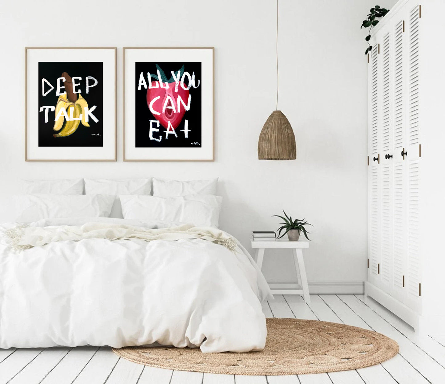 Deep Talk fun gay art print