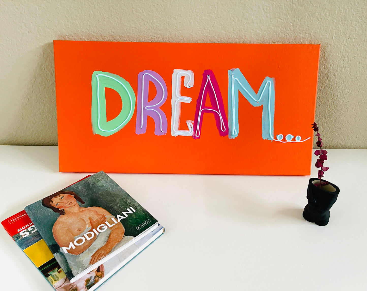“Dream” Neon sign art