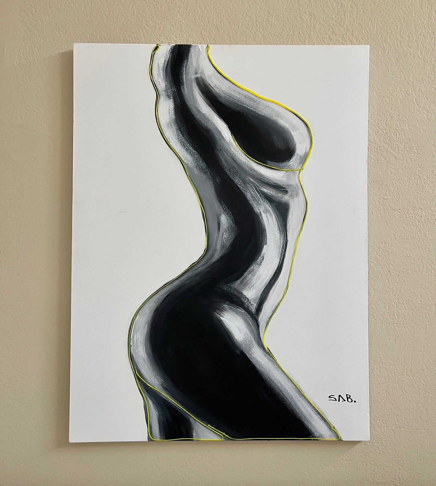 “Stella” Large neon body 24x30