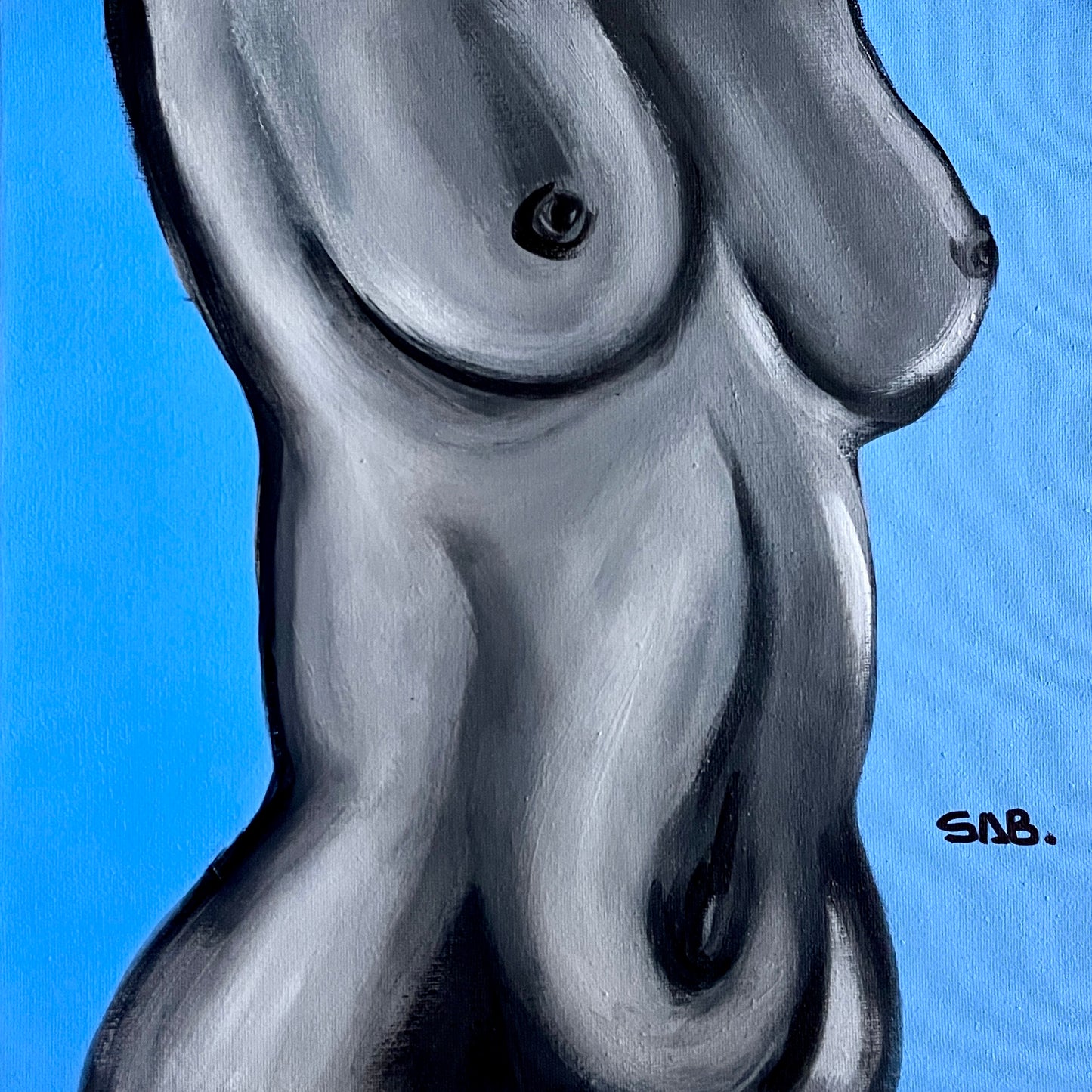 “Camille” abstract figurative Print