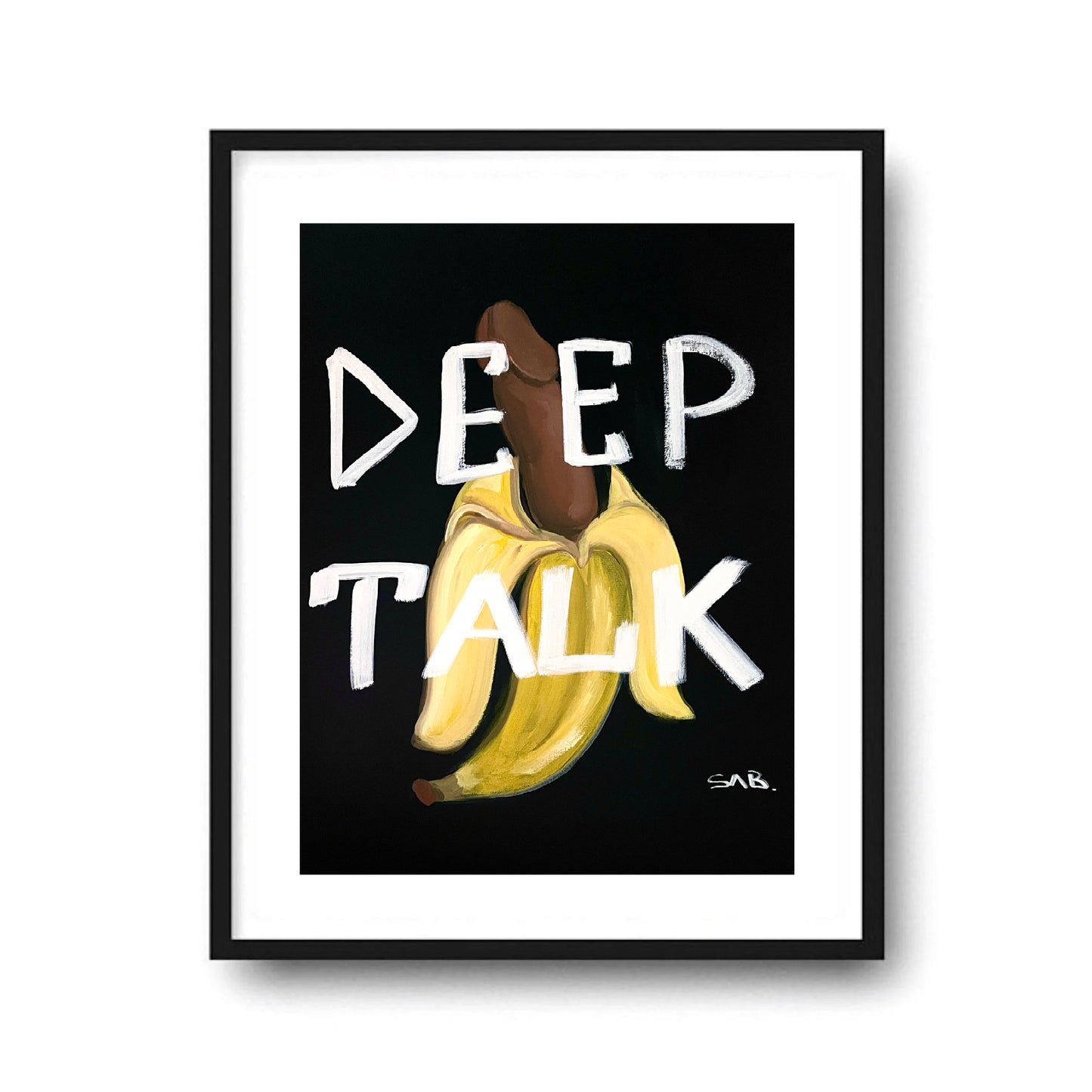 Deep Talk fun gay art print