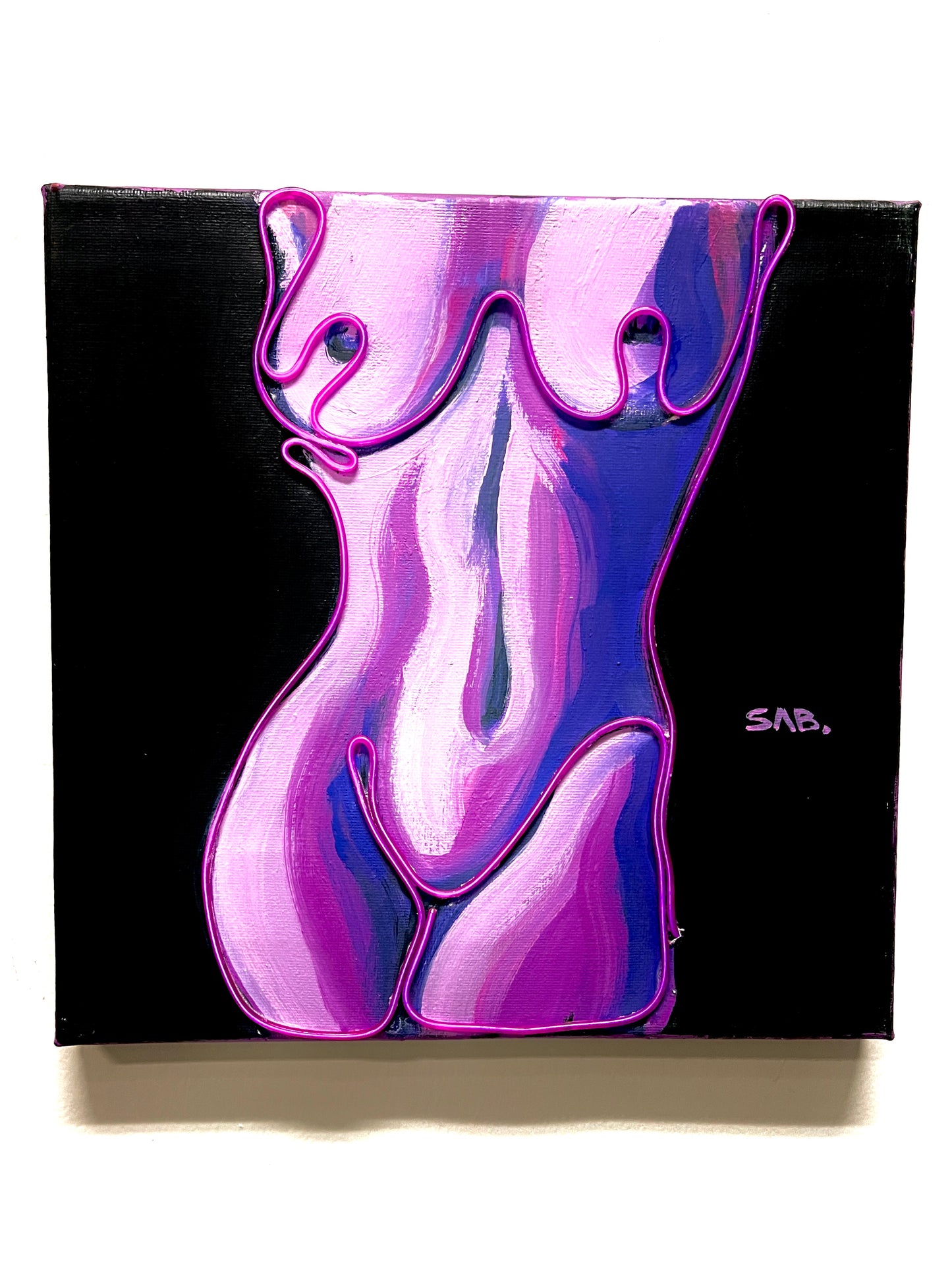 Kristen Pop Art mini neon painting