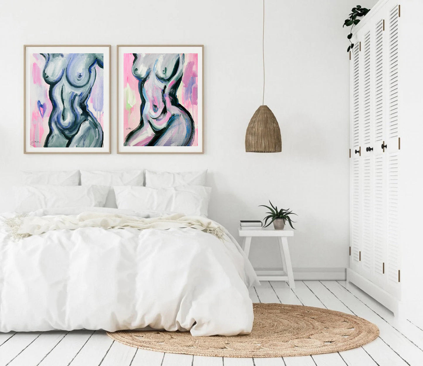 Figurative feminist body positive print