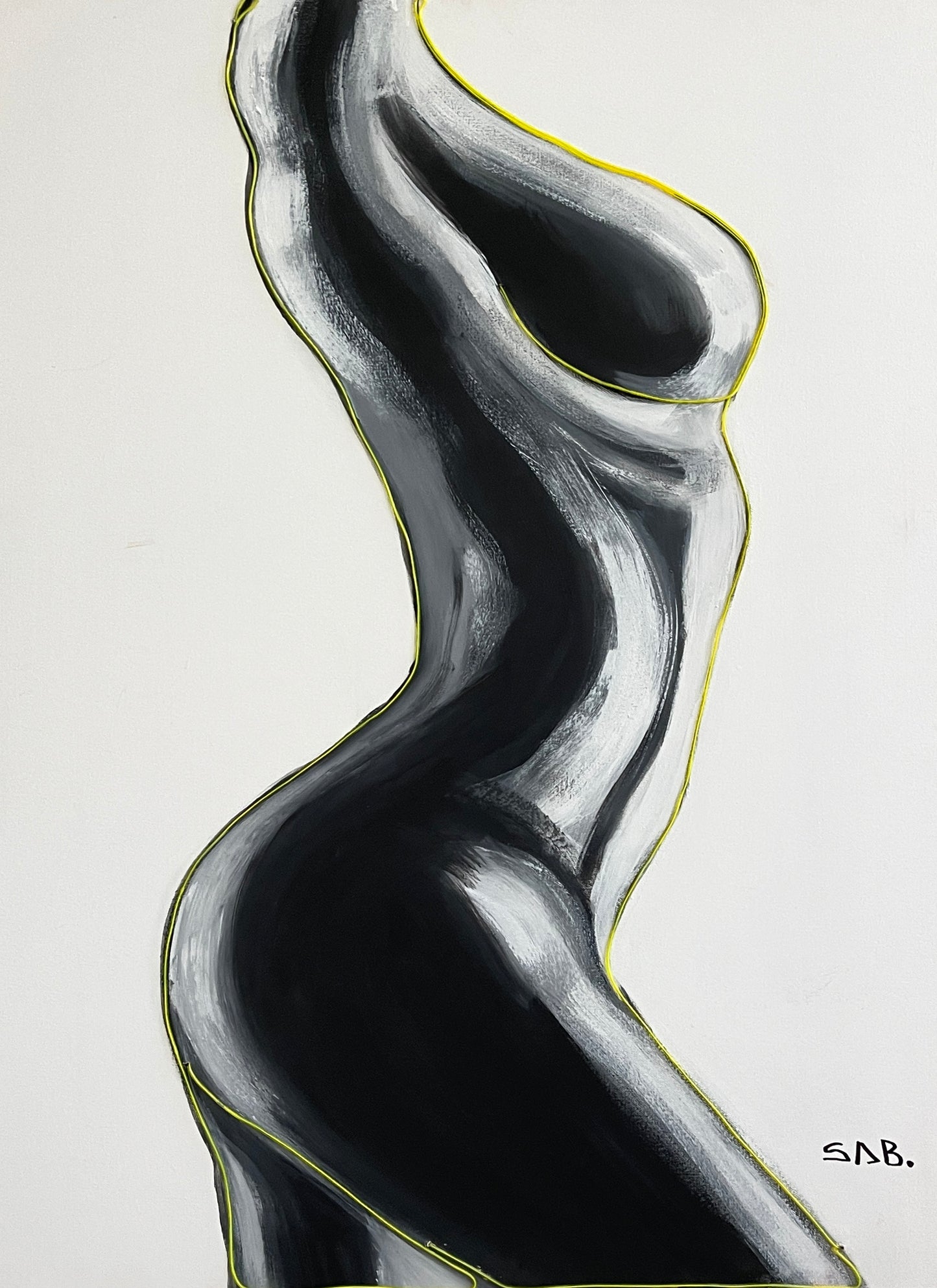 “Stella” Large neon body 24x30