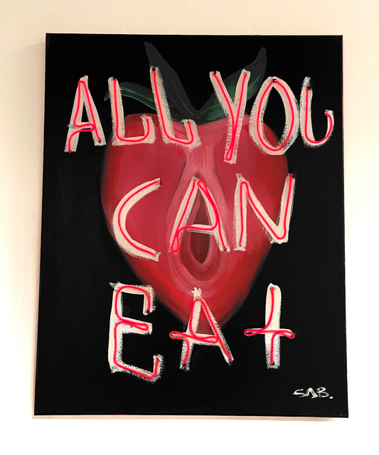 All You Can Eat Neon Pop-Art