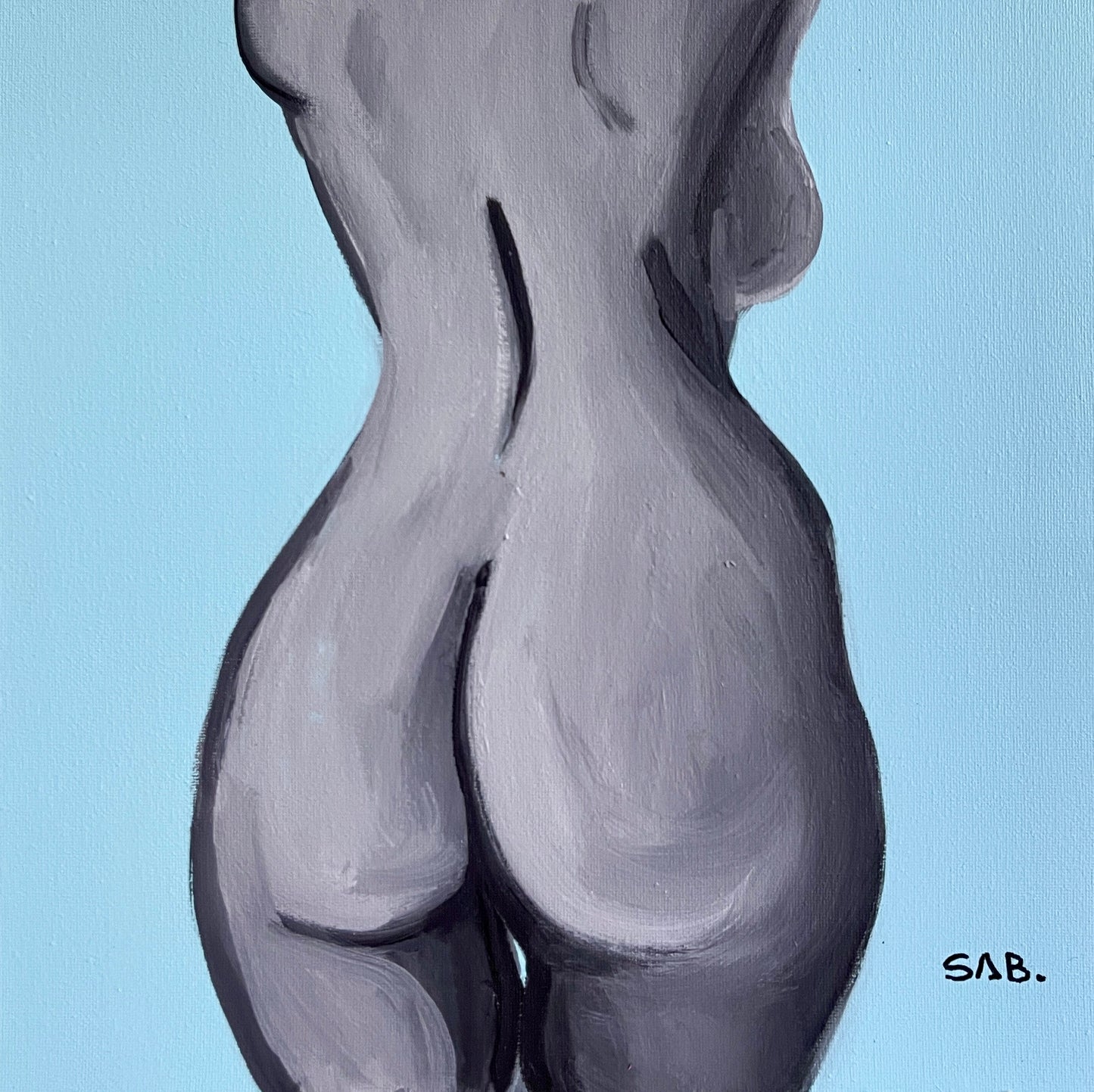 “MEL ” Monochrome art Print
