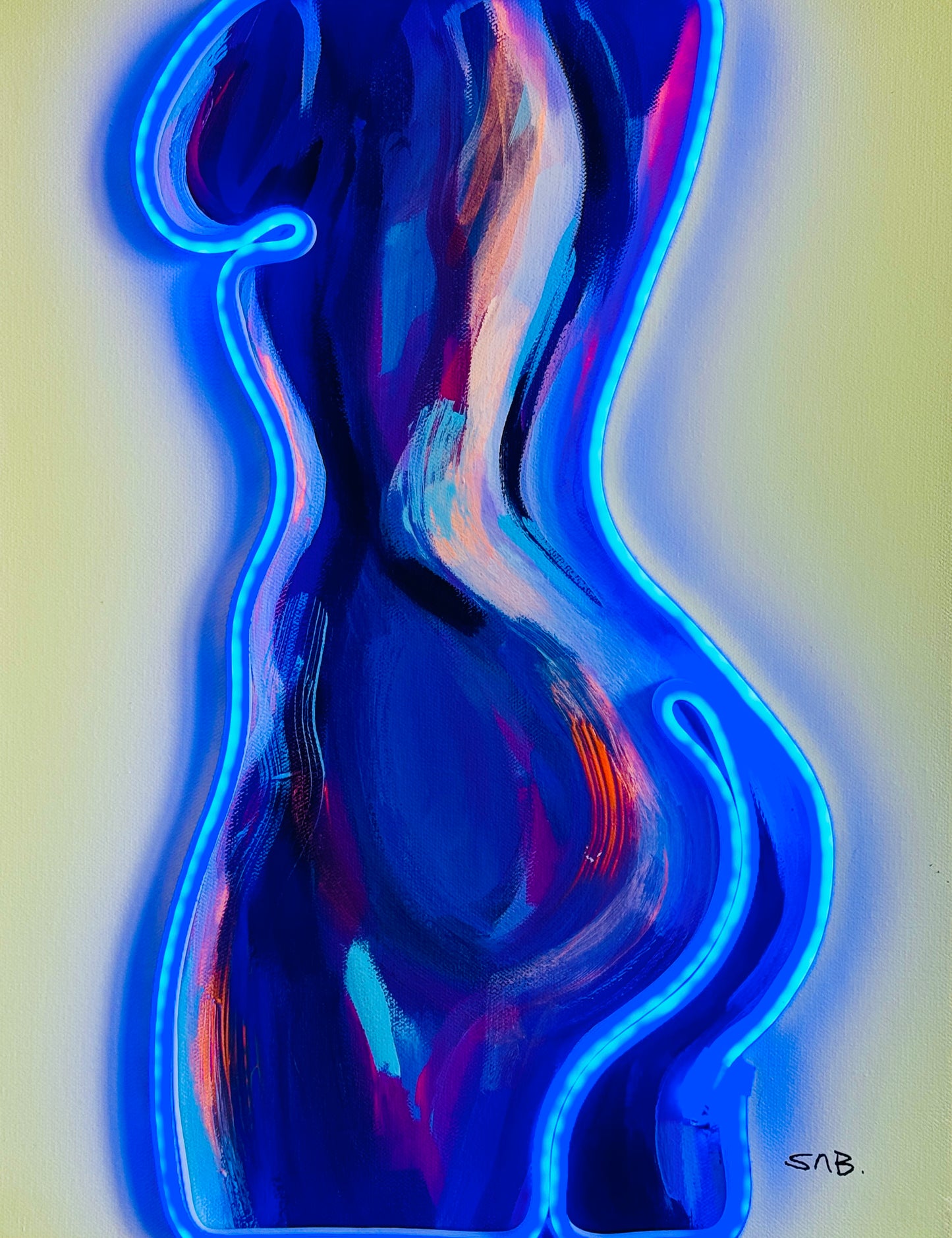 Neon Body painting 14x17