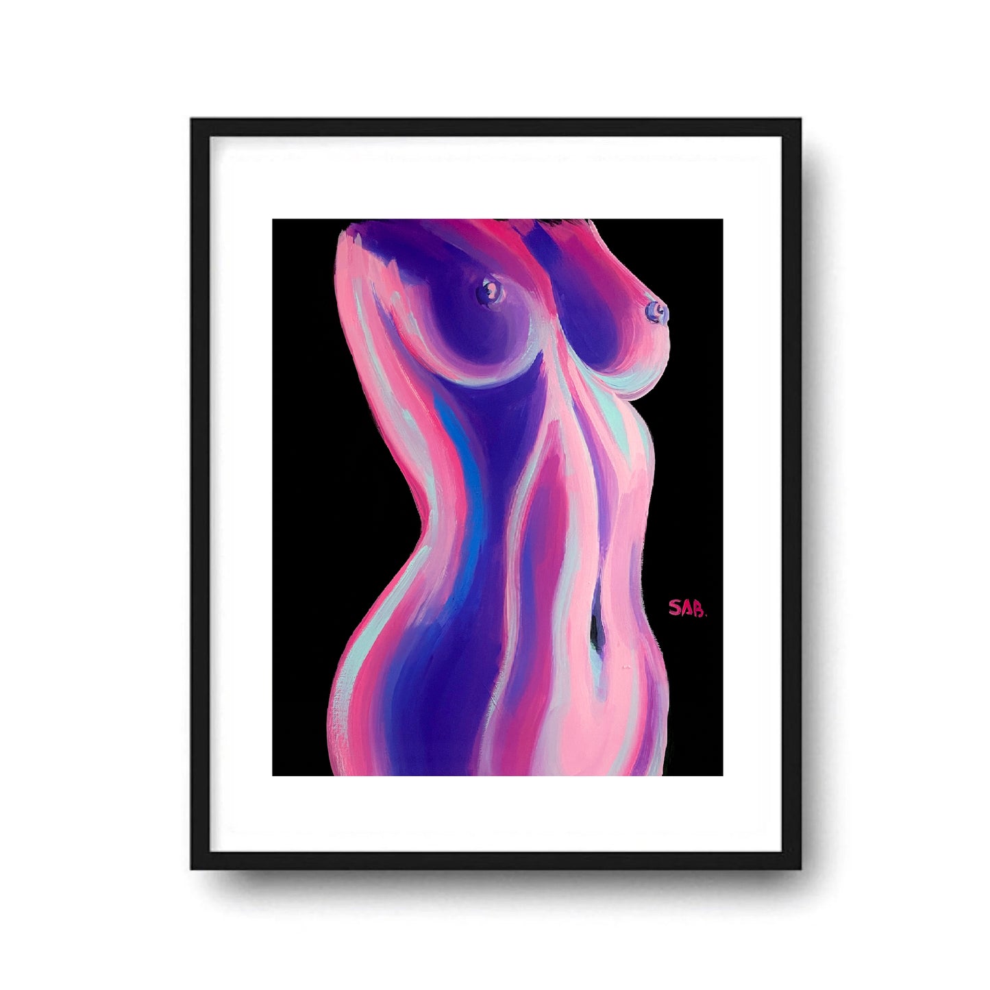 Bodies in Space  Art Print Nude